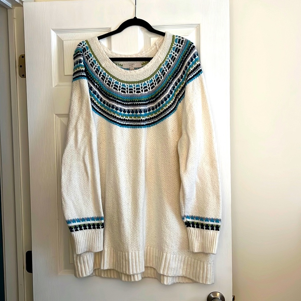 Loft Plus Cowl Neck Sweater Sz 24/26